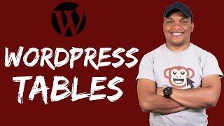 WordPress Tables - Build Tables in WordPress with Table Press Plugin