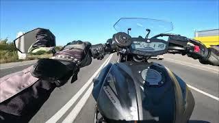 2 Accidente Într-un Singur Video! Yamaha MT-07 vs Triumph Speed Triple 1200 RS