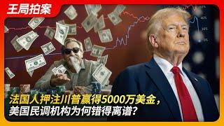 法国人押注川普赢得5000万美金，美国民调机构为何错得离谱？｜美国大选｜博彩网站｜纽约时报｜华尔街日报｜特朗普｜王局拍案20241112