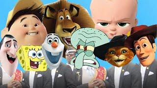 Sponge Bob & Frozen & Boss Baby & Toy Story & Up & Hotel Transylvania - Coffin Dance Song MEGAMIX