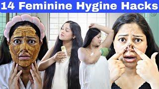 14 Personal Feminine Hygine Hacks Full Body Care, Private Parts, Skin, Hair, Underarms, Bright Skin