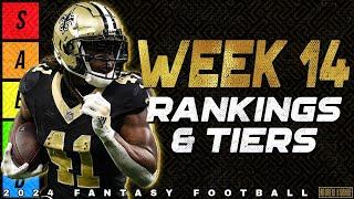 Week 14 Running Back Rankings - 2024 Fantasy Football