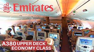 EMIRATES AIRBUS A380 (Upper Deck Economy) | Bangkok - Dubai | Flight Review