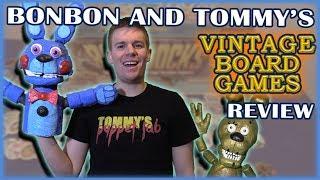 Tommy and Bonbon Review Vintage Board Games! (Plushtrap goes crazy)