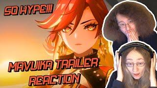 SO MUCH HYPE FOR MAVUIKA!!! Character Trailer - "Mavuika: Blazing Heart" REACTION | Genshin Impact