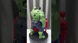 Avengers toys action figures c. america hulk thor spiderman 2 ironman #shorts #avengers #superheroes