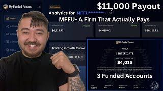 $11,000 Payout With My Funded Futures! Payout Process With 3 Funded Accounts