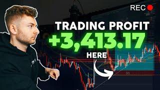 How To Make $3,413 In A Day LIVE TRADING CRYTPO [Daily 10x Strategy]