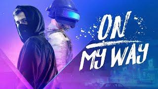 Alan Walker - On My Way (Lyrics) ft. Sabrina Carpenter & Farruko [PUBG edition]