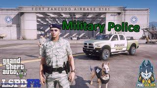 US Military K-9 Police Patrol Fort Zancudo | GTA 5 LSPDFR Episode 559