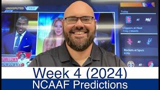 NCAAF Picks (Week 4) 2024 Free College Football Predictions - Today's CFB Plays & Betting Lines