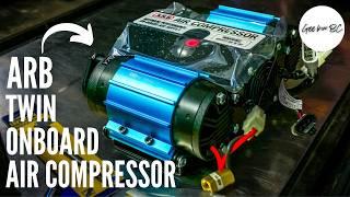 INSTALLING AN ARB TWIN ONBOARD AIR COMPRESSOR ON A 2018 FORD F150 LARIAT | OVERLAND BUILD