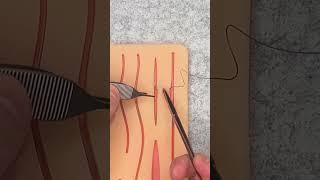 How to suture  #doctor #surgery #surgeon #stitches