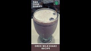 Yummy Oreo Milkshake  || Oreo Shake Recipe || Oreo Shake Without Ice Cream #shorts #oreomilkshake