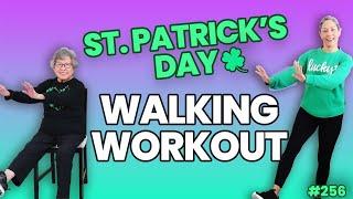 10 Min Gentle Walking Workout: Seniors & Beginners (St. Patrick’s Day Fun)