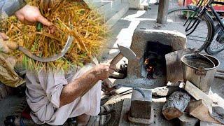 Blacksmith making many Hand Sickles | Blacksmith Mass Production - The top works