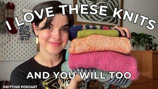 Knitting patterns I want to re-knit again (and again) | Moving Stitches Knitting Podcast