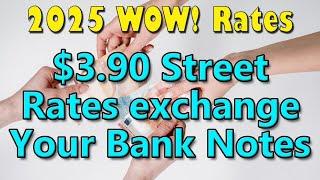 Iraqi Dinar  $3.90 Street Rates Exchange Your Bank Notes  2025 WOW Rates Latest IQD RV News Today!