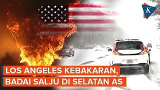 "Anomali" di Amerika, Los Angeles Kebakaran, Kota Lain Badai Salju