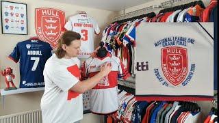 Hull KR Shirts - Talking Shirts Episode 31 (Hull Kingston Rovers) 2006 Grand Final Shirt #2 Rivett