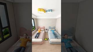 2 Kids Bedroom Design #shorts