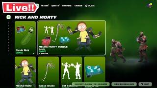 Fortnite RICK AND MORTY  *NEW* ITEM SHOP TODAY January 7! (Chapter 6 LIVE)