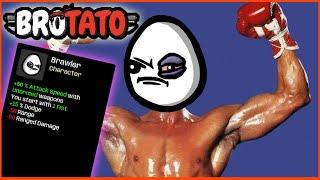 The Brawler enter the ring in Brotato 