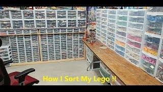 How I store and organize my Lego