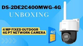 Unboxing the Hikvision DS-2DE2C400MWG-4G 4 MP PT Network Camera: Smart Security for Any Environment!