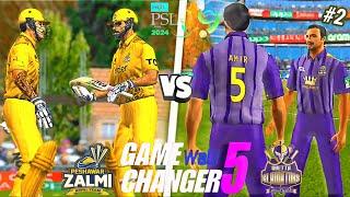 GAME CHANGER 5 IS HERE ] PESHAWAR ZALMI VS QUETTA GLADIATORS PSL 9 MATCH #2