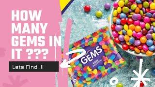 How many colours in gems | How many gems is in gems packet | in Hindi | Gems | Rs. 5 gems | Kids Fun