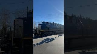 CSX I135 Intermodal Train from Lodi, Ohio 12/17/2024 #csx #train #railroad #shorts #railfan #csxt