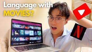 How To Learn A Language By ONLY Watching Movies