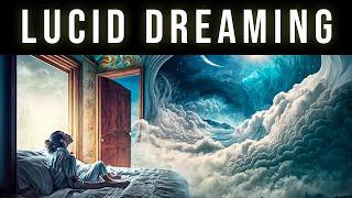 Lucid Dreaming Black Screen Sleep Hypnosis To Enter REM Sleep Cycle Instantly | Binaural Beats Music