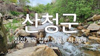 산청군 해발400고지 계곡접한 토지매매