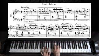 Schumann - Carnaval Op.9, No. 5 "Eusebius" | Piano with Sheet Music