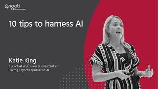 10 tips to harness AI - Katie King on Engati CX