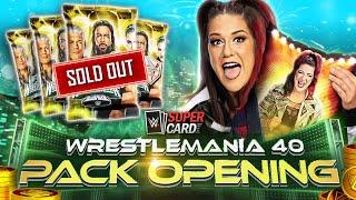 INSANE WRESTLEMANIA 40 Pack Opening, But it Doesn't Stop Until it's SOLD OUT! | WWE SuperCard