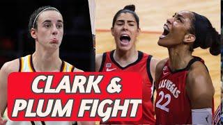 CLARK -PRUM ALTERCATION! Caitlin Clark, Kelsey Plum's Postgame Exchange In Fever-Aces Game