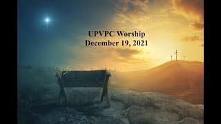 Welcome to worship with the Upper Path Valley Presbyterian Church, December 19, 2021