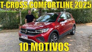 Volkswagen T-Cross Comfortline 2025 - 10 motivos para conhecer