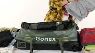 How to Pack 25inch Gonex Rolling Duffle Bag With Wheels | Travel Packing with Gonex