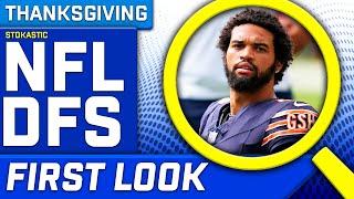 NFL DFS First Look Week 13 Thanksgiving Slate Picks | NFL DFS Strategy