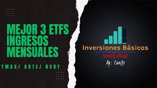 3 ETF para General sobre $725 mensuales en Dividendos.