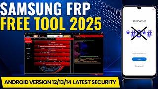 New PowerfulFRP Bypass Tool 2025 All Samsung Android 12/13/14 | Samsung Frp Free Tool