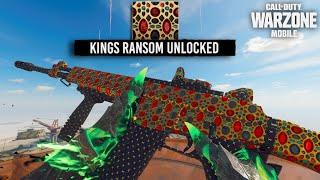 I UNLOCKED KING'S RANSOM CAMO by playing Warzone Mobile ONLY!