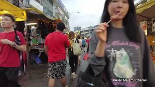 [4K] Food Heaven + Wet Market! | EXPLORING Night [NOT SO night] Market in Cheras!