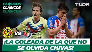 PREVIO AL CLÁSICO: ¡GOLEADA de escándalo! América humilla a Chivas | TUDN