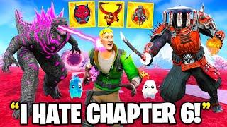 I Trolled Him In Fortnite CHAPTER 6! (Godzilla, New Bosses, New Mythics)