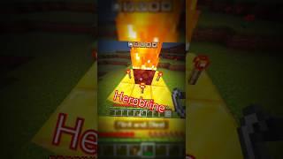 I Beat Herobrine #shorts #viral #minecraft #poular #herobrine #yotubeshorts #gaming